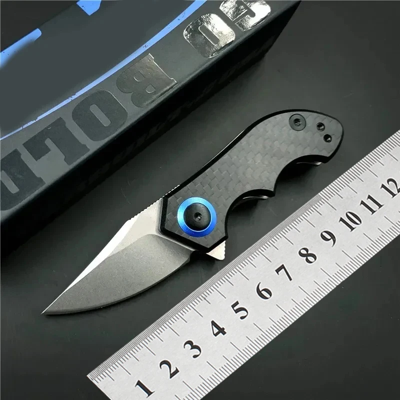 ZT 0022 Folding Pocket Knife CPM-20CV Steel Blade Carbon Fiber Handle Mini Portable Knife Tool Camping EDC Survival Fruit Knife
ZT 0022 Folding Pocket Knife CPM-20CV Steel Blade Carbon Fiber Handle Mini Portable Knife Tool Camping EDC Survival Fruit Knife