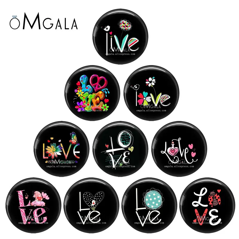 Love Font With Art Flowers Patterns 12mm/18mm/20mm/25mm Round Photo glass cabochon demo flat back Making findings
Love Font With Art Flowers Patterns 12mm/18mm/20mm/25mm Round Photo glass cabochon demo flat back Making findings