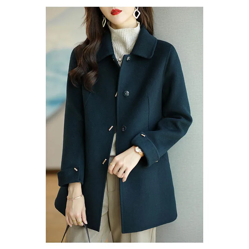 2023Winter New FashionWoolen Coat Slim Fashion Office Lady Square Collar Single Breasted Winter Coats for Women 2023 Wide-waiste
2023Winter New FashionWoolen Coat Slim Fashion Office Lady Square Collar Single Breasted Winter Coats for Women 2023 Wide-waiste