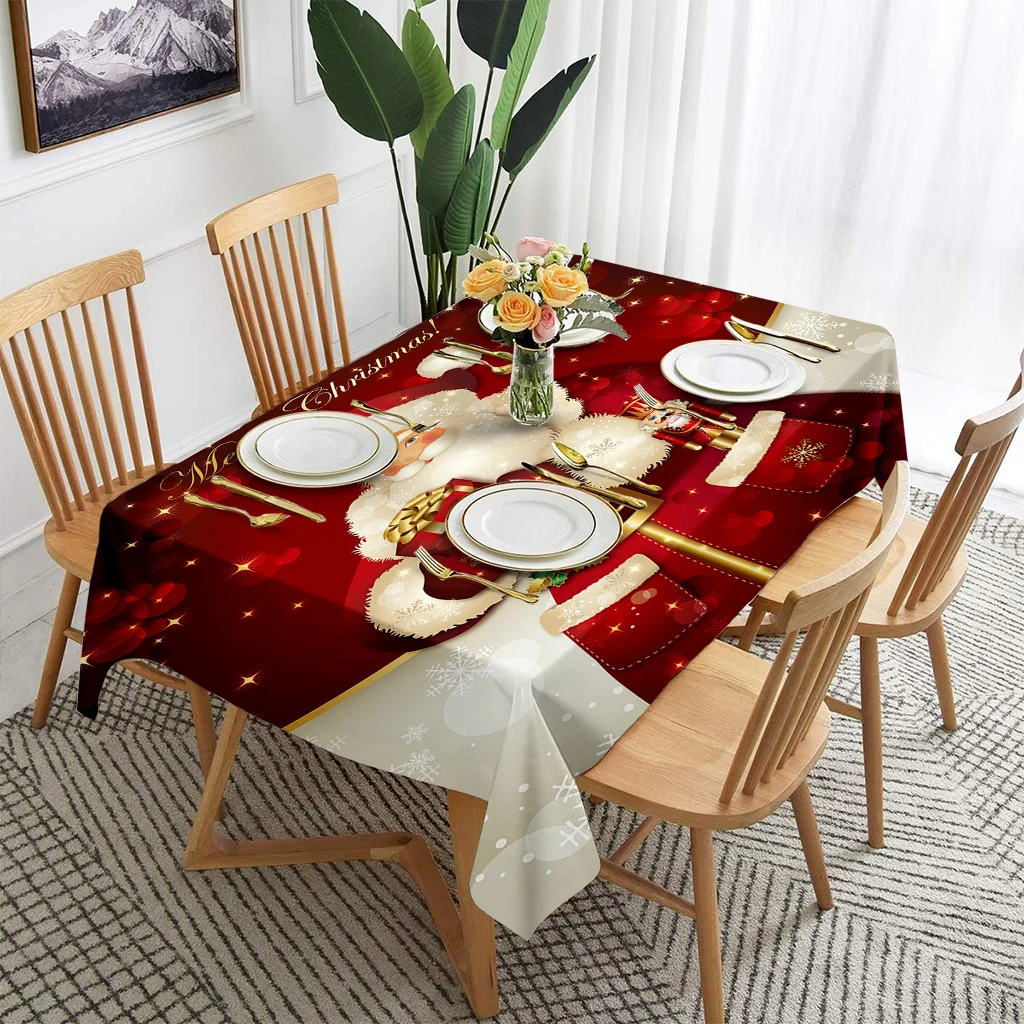 Christmas Christmas Decoration Printed Tablecloth, Washed Polyester Tablecloth, Table Party Picnic Restaurant Decoration 1pc
Christmas Christmas Decoration Printed Tablecloth, Washed Polyester Tablecloth, Table Party Picnic Restaurant Decoration 1pc