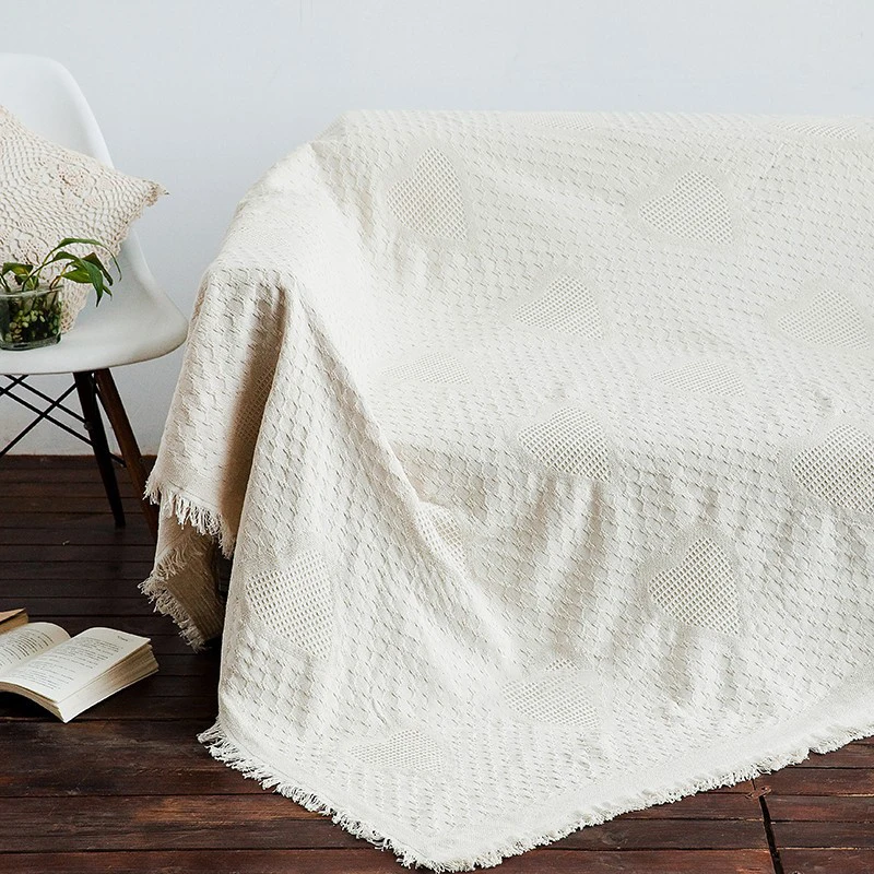 Couverture tricotée pour canapé, plaid anti-poussière, pour pique-nique en plein air Couverture tricotée pour canapé, plaid anti-poussière, pour pique-nique en plein air