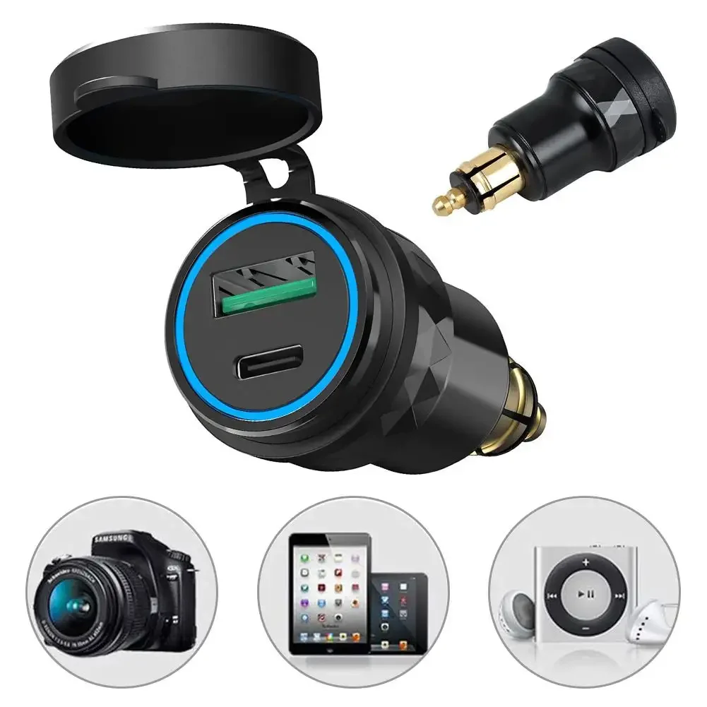 Dual USB Charger DIN Plug Socket Adapter For BMW Motorcycle Accessary Fast Charger Power Adapter Motorcycle Charger
Dual USB Charger DIN Plug Socket Adapter For BMW Motorcycle Accessary Fast Charger Power Adapter Motorcycle Charger