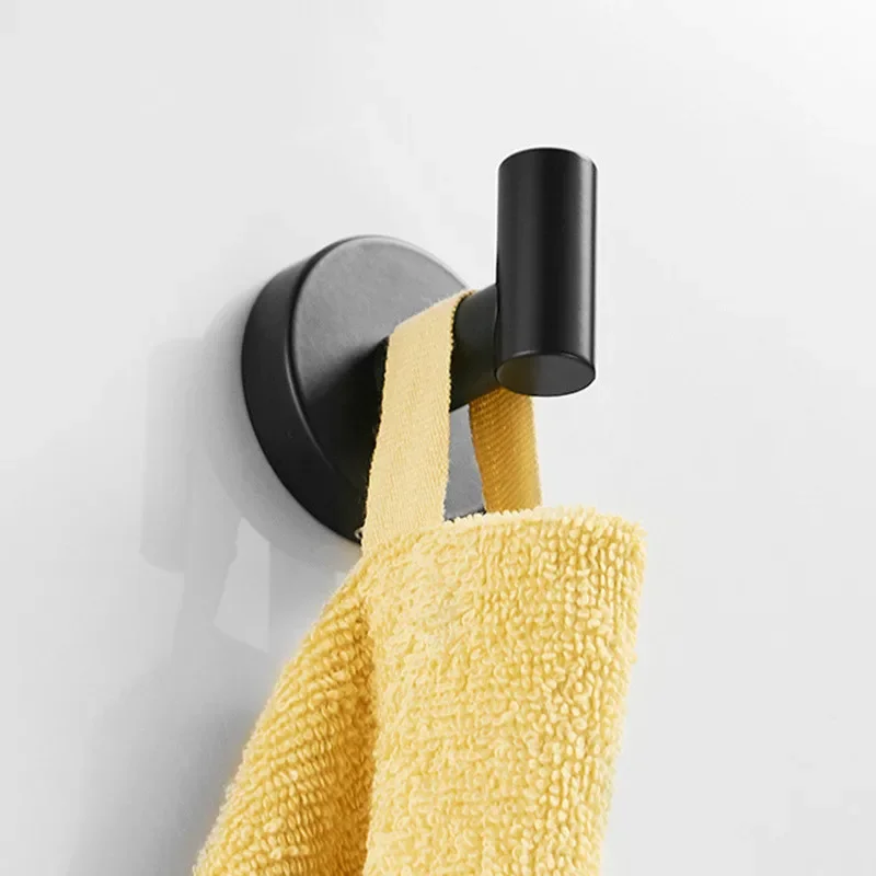 

SUS304 Black Bathroom Hardware Set Towel Bar Rack Toilet Paper Holder Robe Hook Stainless Steel Gold Bathroom Accessories