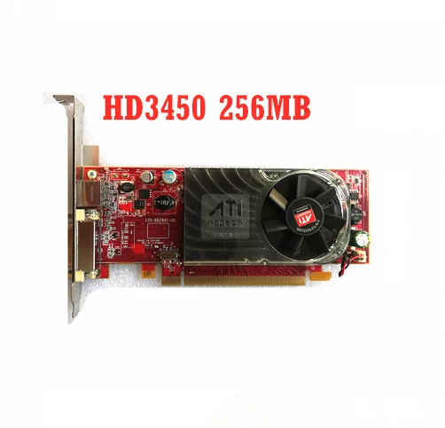 

Used For Dell ATI Radeon HD 3450 256MB PCI-E Video Card DVI HDMI VGA 0F342F Graphic Card
