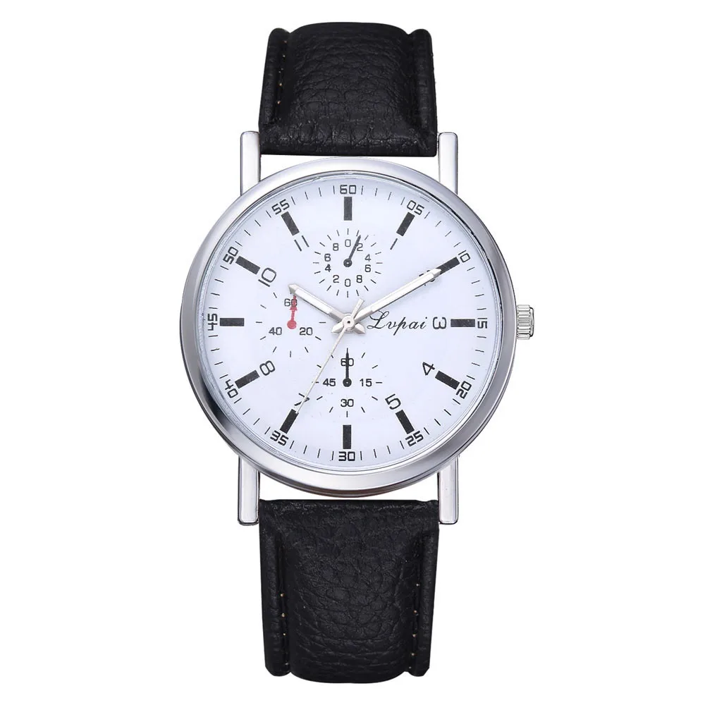 

Unisex Fashion Casual Unisex Quartz Watch Business Men'S Luxury Leather Strap Watch Premium Elegant Timepiece Relogios Masculino