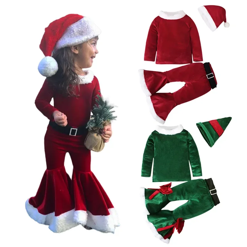 New Year Christmas Costume Kids Newborn Clothing Sets Winter Fleece Tops+Pants+Hats Baby Boys Girls Clothes Santa Claus Ropa
New Year Christmas Costume Kids Newborn Clothing Sets Winter Fleece Tops+Pants+Hats Baby Boys Girls Clothes Santa Claus Ropa