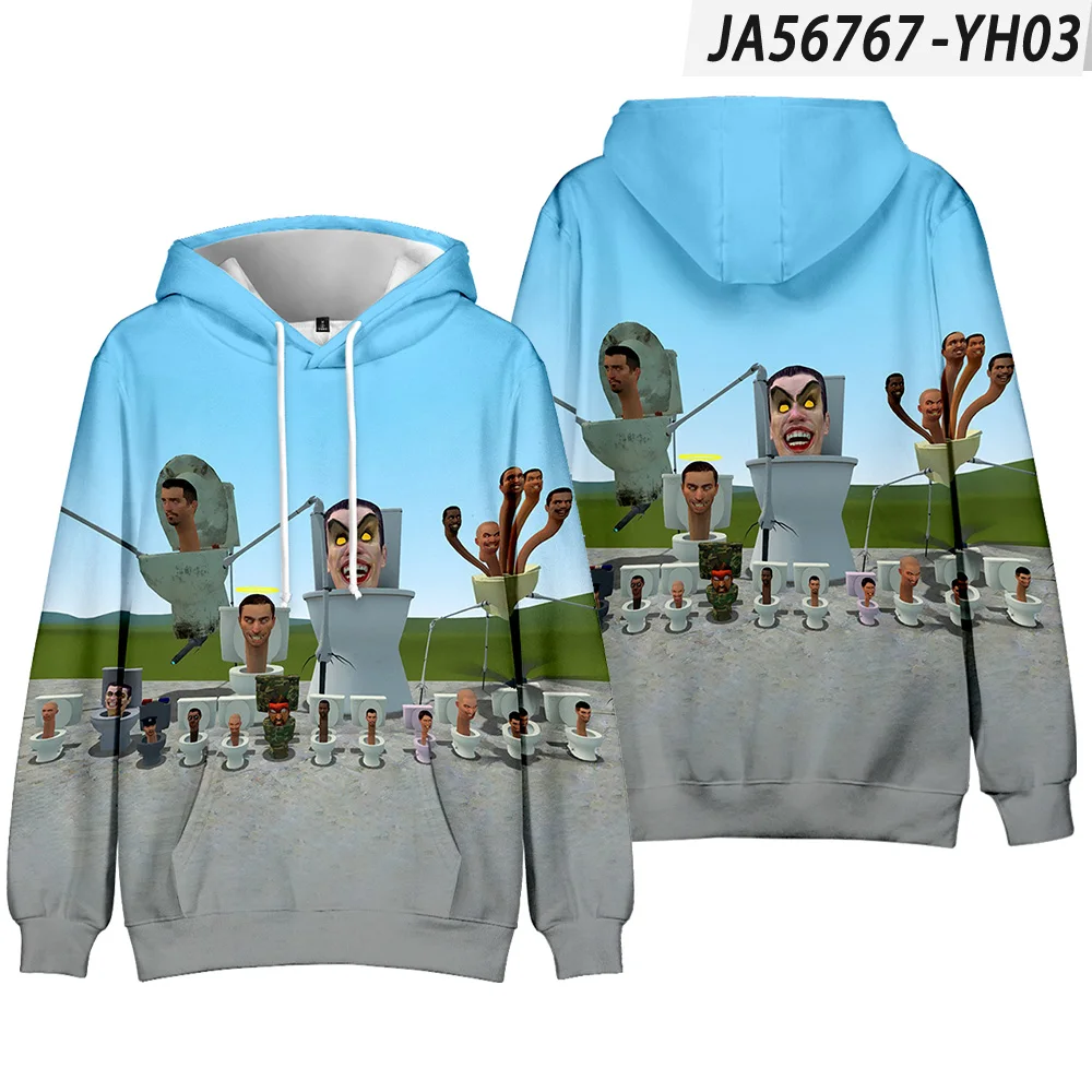 2023 Skibidi Toilet Hoodies Men Fashion Hoodie Women Sweatshirts Cosplay Long Sleeve Streetwear Harajuku Pullover Tops Clothes
2023 Skibidi Toilet Hoodies Men Fashion Hoodie Women Sweatshirts Cosplay Long Sleeve Streetwear Harajuku Pullover Tops Clothes