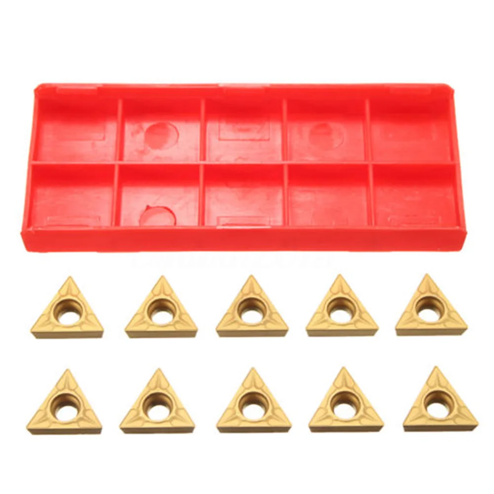 10pcs TCMT16T304 Tungsten Carbide Inserts TCMT 32.51 For 1/2" Lathe Turning Tool CNC Blade Semi-finishing Accessories
10pcs TCMT16T304 Tungsten Carbide Inserts TCMT 32.51 For 1/2" Lathe Turning Tool CNC Blade Semi-finishing Accessories