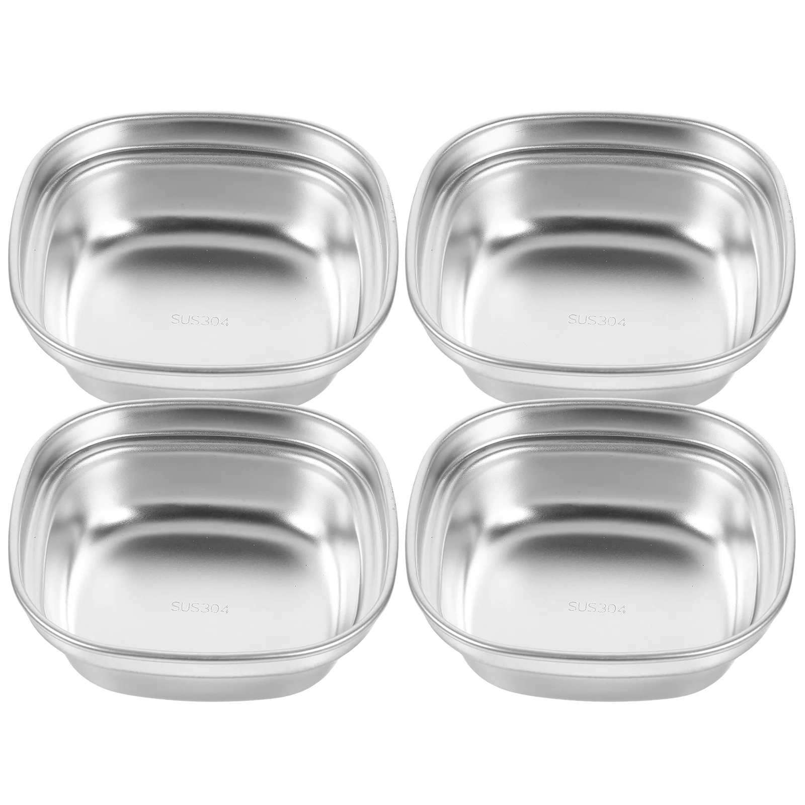 4pcs Stainless Steel Sauce Dipping Bowls Household Seasoning Bowl Sturdy Appetizer Plate Sauce Dish
4pcs Stainless Steel Sauce Dipping Bowls Household Seasoning Bowl Sturdy Appetizer Plate Sauce Dish