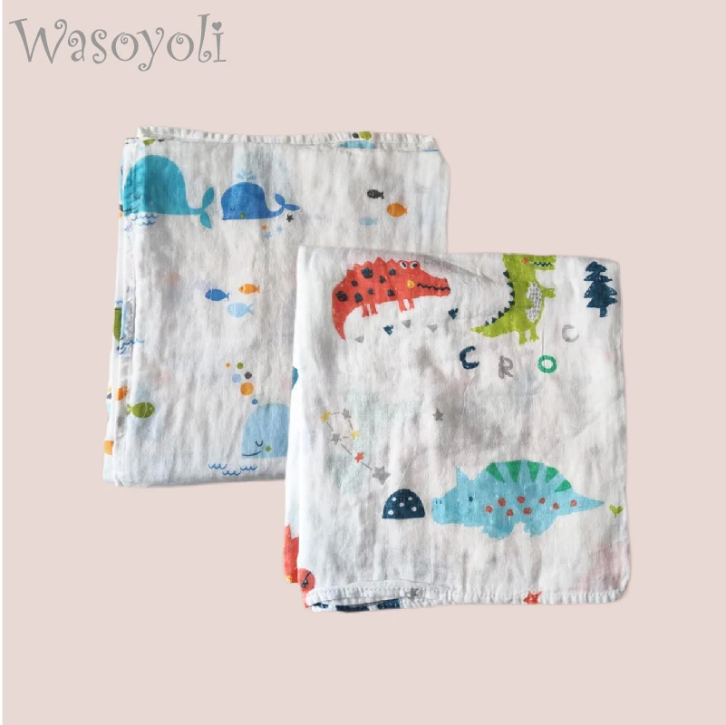 Детские пеленки Wasoyoli, 1 шт., 110*120 см, 100% хлопок, двухслойные одеяла с принтом, лето, весна, осень, Марлевое банное полотенце, пеленки
Детские пеленки Wasoyoli, 1 шт., 110*120 см, 100% хлопок, двухслойные одеяла с принтом, лето, весна, осень, Марлевое банное полотенце, пеленки
