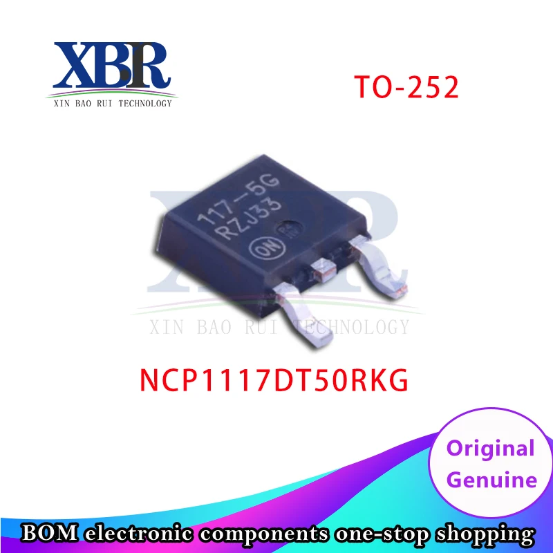 

10 Piece NCP1117DT50RKG TO-252 Semiconductors Power Management IC New and original 100% quality