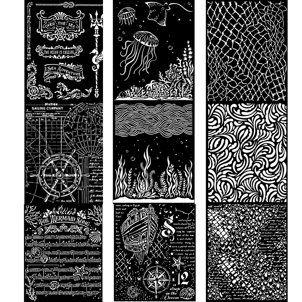 Трафареты Ocean Elements шаблон граффити инструмент для рисования распылением шаблон фотография Новинка
Трафареты Ocean Elements шаблон граффити инструмент для рисования распылением шаблон фотография Новинка