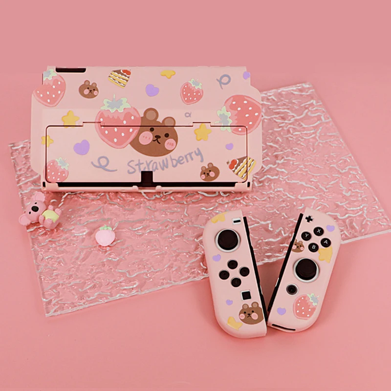 For Nintendo Switch OLED Accessories Protective Shell TPU Soft Cover Protection Case for Switch Oled NS Joy-con Game Console
For Nintendo Switch OLED Accessories Protective Shell TPU Soft Cover Protection Case for Switch Oled NS Joy-con Game Console