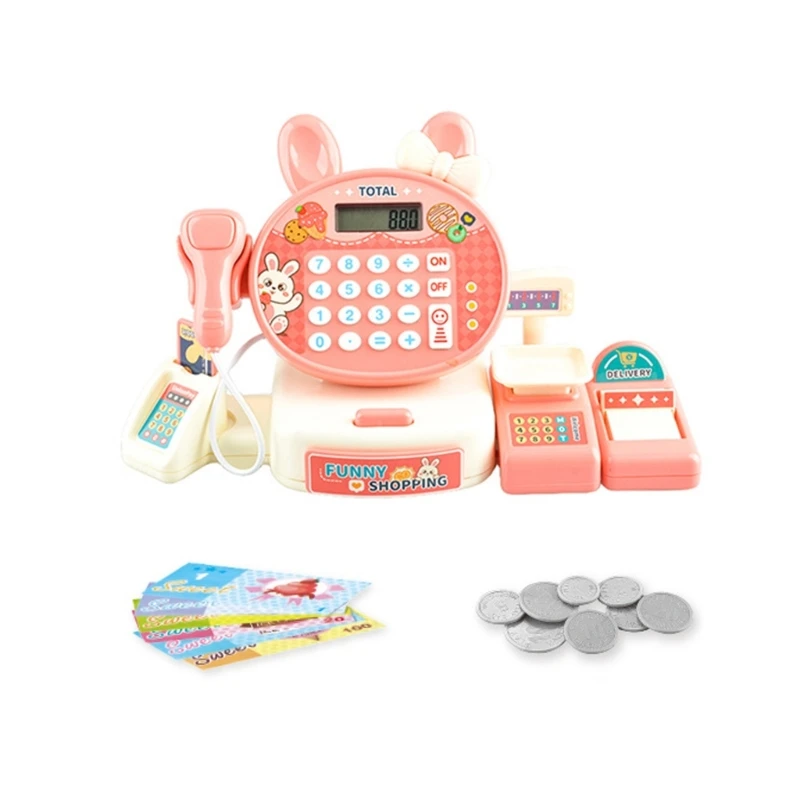Kids Cash Register Pretend Play Toy Playhouse Roleplay Toy Realistic Checkout Counter Education Toy for Children 4 Drop shipping
Kids Cash Register Pretend Play Toy Playhouse Roleplay Toy Realistic Checkout Counter Education Toy for Children 4 Drop shipping