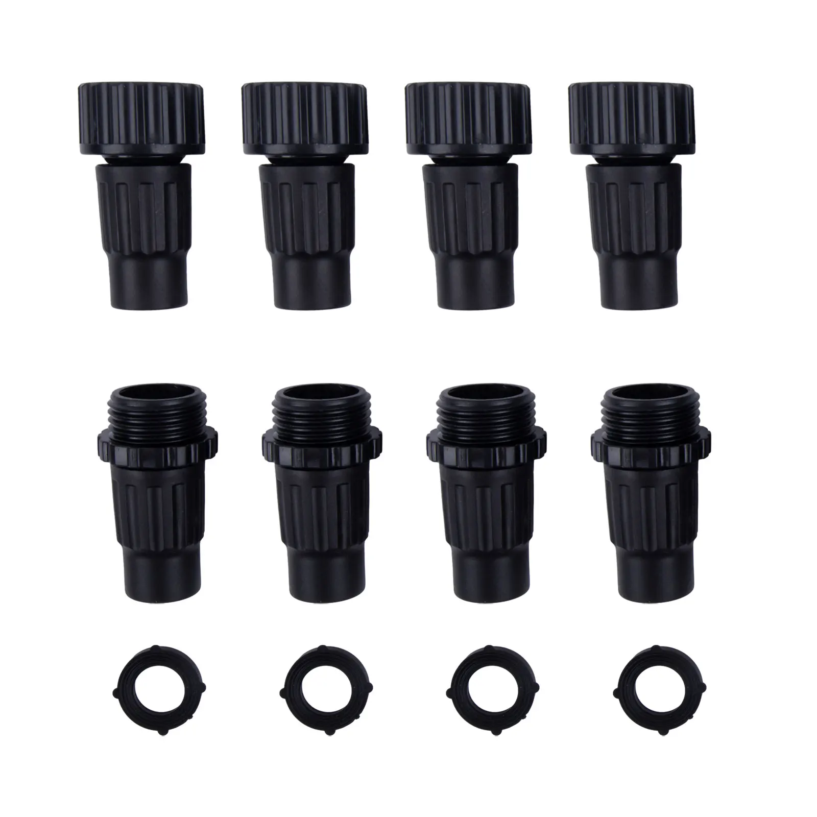 High Quality Practical Reliable Washers Connector Watering Hose Adapters Hose Fittings Male And Female ABS Plastic
High Quality Practical Reliable Washers Connector Watering Hose Adapters Hose Fittings Male And Female ABS Plastic