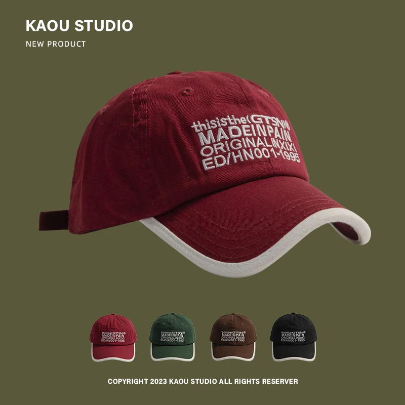 Minority Hat Women's Wide Brim Korean Style Embroidered Baseball Cap Spring and Summer Sun-Proof All-Matching Peaked Cap Men's
Minority Hat Women's Wide Brim Korean Style Embroidered Baseball Cap Spring and Summer Sun-Proof All-Matching Peaked Cap Men's