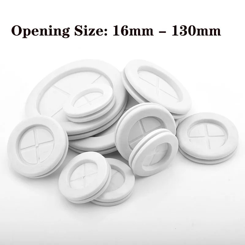 White Rubber Grommet Wiring Protector Rings Blanking Blind Plug Dust 16 20 22 25 27 30 32 35 40 42 50 60 70 80 90 13mm
White Rubber Grommet Wiring Protector Rings Blanking Blind Plug Dust 16 20 22 25 27 30 32 35 40 42 50 60 70 80 90 13mm