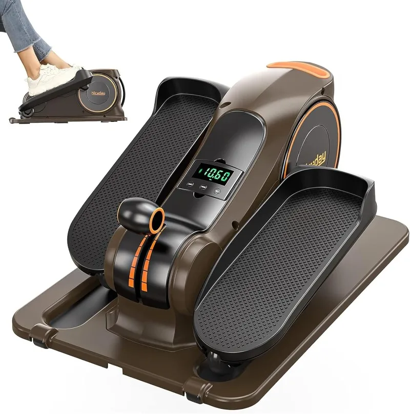 

Niceday Under Desk Elliptical, Manual Quiet Elliptical, Foot Pedal Exerciser, Mini Elliptical Machines for Home Use, Portable