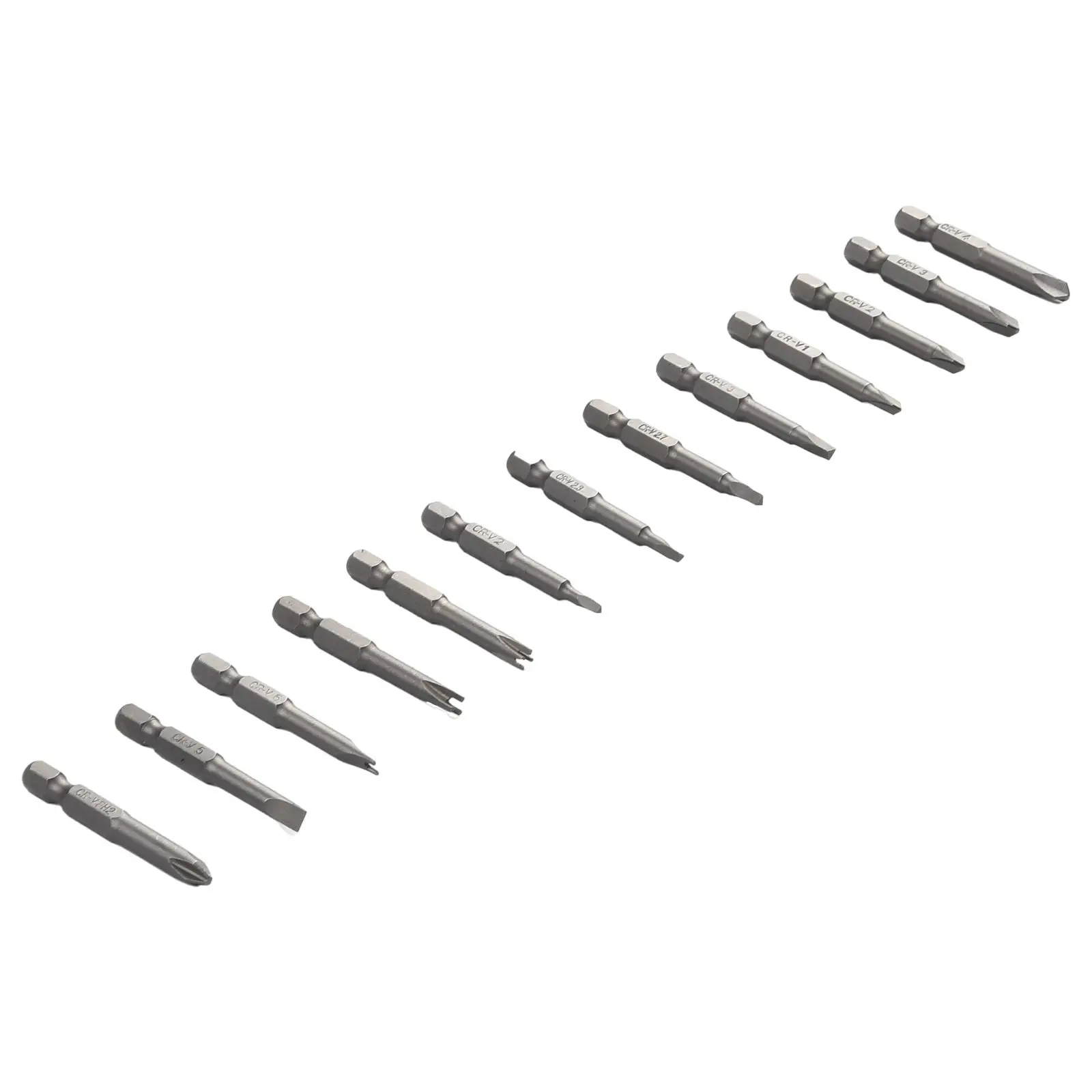 13PCS Special-shaped Screwdriver Bits Slotted Cross Triangle Batch Head U-Shaped Y-Type Three Points Screwdrivers Bit 50mm
13PCS Special-shaped Screwdriver Bits Slotted Cross Triangle Batch Head U-Shaped Y-Type Three Points Screwdrivers Bit 50mm