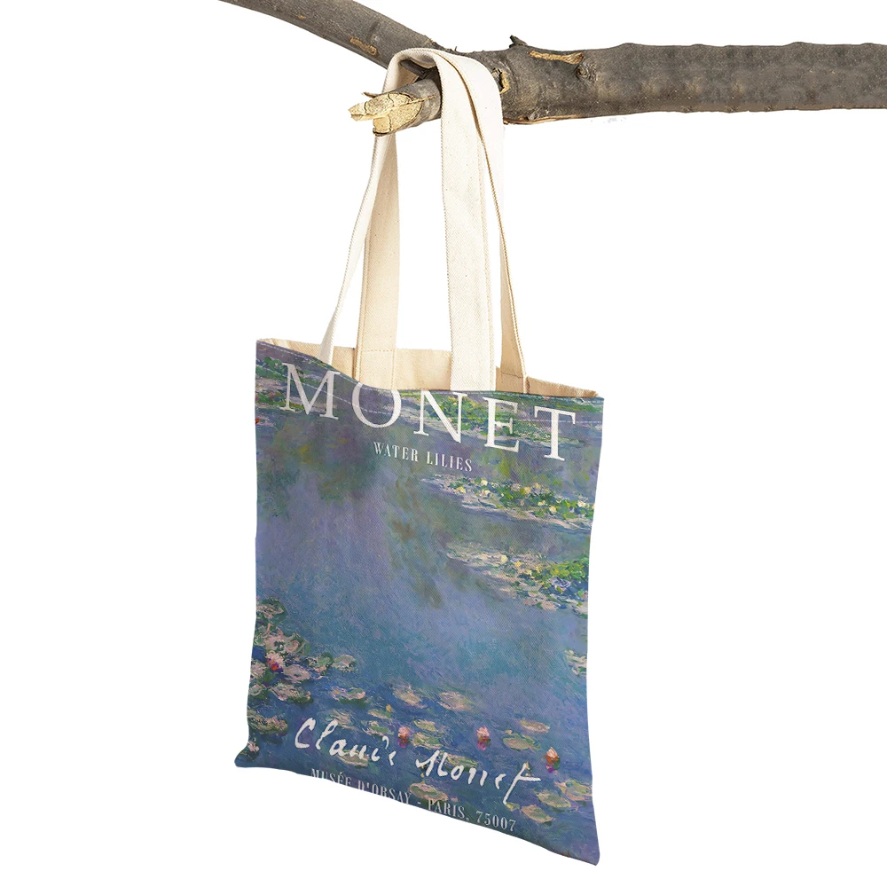 Сумка для покупок Monet Mountain, повседневная Экологически чистая Дамская льняная сумочка-тоут с двойным принтом, детский подарок, женская сумка на плечо
Сумка для покупок Monet Mountain, повседневная Экологически чистая Дамская льняная сумочка-тоут с двойным принтом, детский подарок, женская сумка на плечо