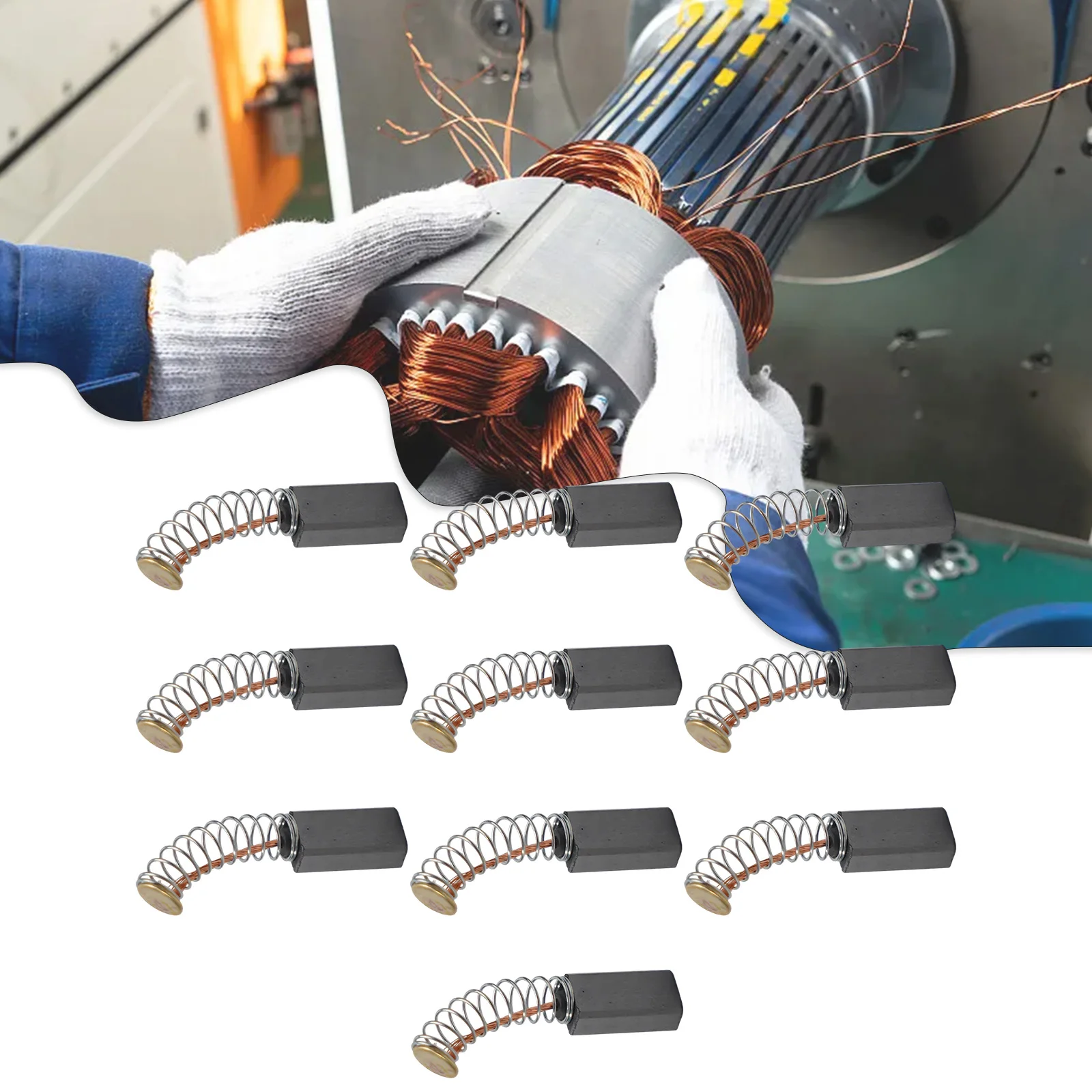 Replacement Part Set Made Of Carbon Brushes Power Tools Carbon Brushes Durable Electric Braking Electric Motors
Replacement Part Set Made Of Carbon Brushes Power Tools Carbon Brushes Durable Electric Braking Electric Motors