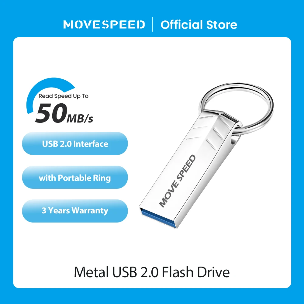 MOVESPEED USB Flash Drive High Speed Pendrive 64GB 32GB 16GB 8GB Pen Drive with Keychain Flash Disk for Android Micro/PC/Car/TV
MOVESPEED USB Flash Drive High Speed Pendrive 64GB 32GB 16GB 8GB Pen Drive with Keychain Flash Disk for Android Micro/PC/Car/TV
