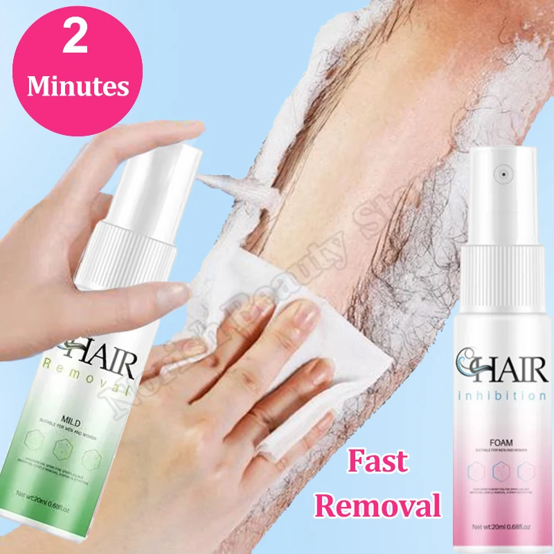 2 Minutes Hair Removal Spray Painless permanent Hair Growth Inhibitor Armpit Arms Legs Bikini Depilatory Cream Body Skin Care
2 Minutes Hair Removal Spray Painless permanent Hair Growth Inhibitor Armpit Arms Legs Bikini Depilatory Cream Body Skin Care