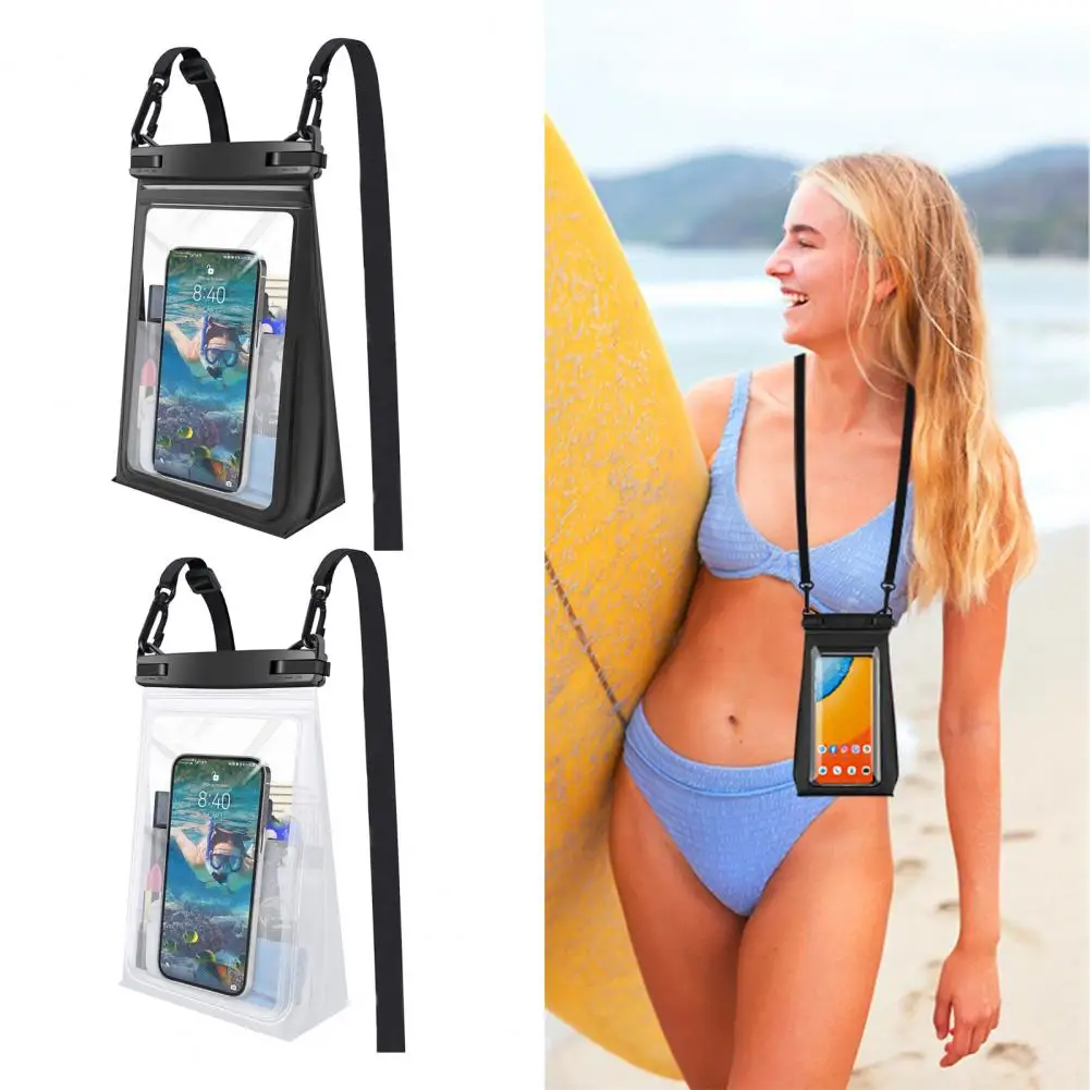 

Waterproof Phone Bag Transparent Phone Storage Bag Universal Float Underwater Cellphone Protector Dry Bag for Boating Diving