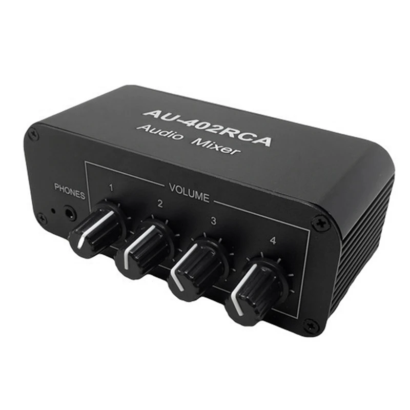 AU-402RCA стерео аудио микшер многоканальный аудиоисточник ревербератор регулятор громкости 3,5 мм драйвер для наушников 4 входа простой в использовании
AU-402RCA стерео аудио микшер многоканальный аудиоисточник ревербератор регулятор громкости 3,5 мм драйвер для наушников 4 входа простой в использовании