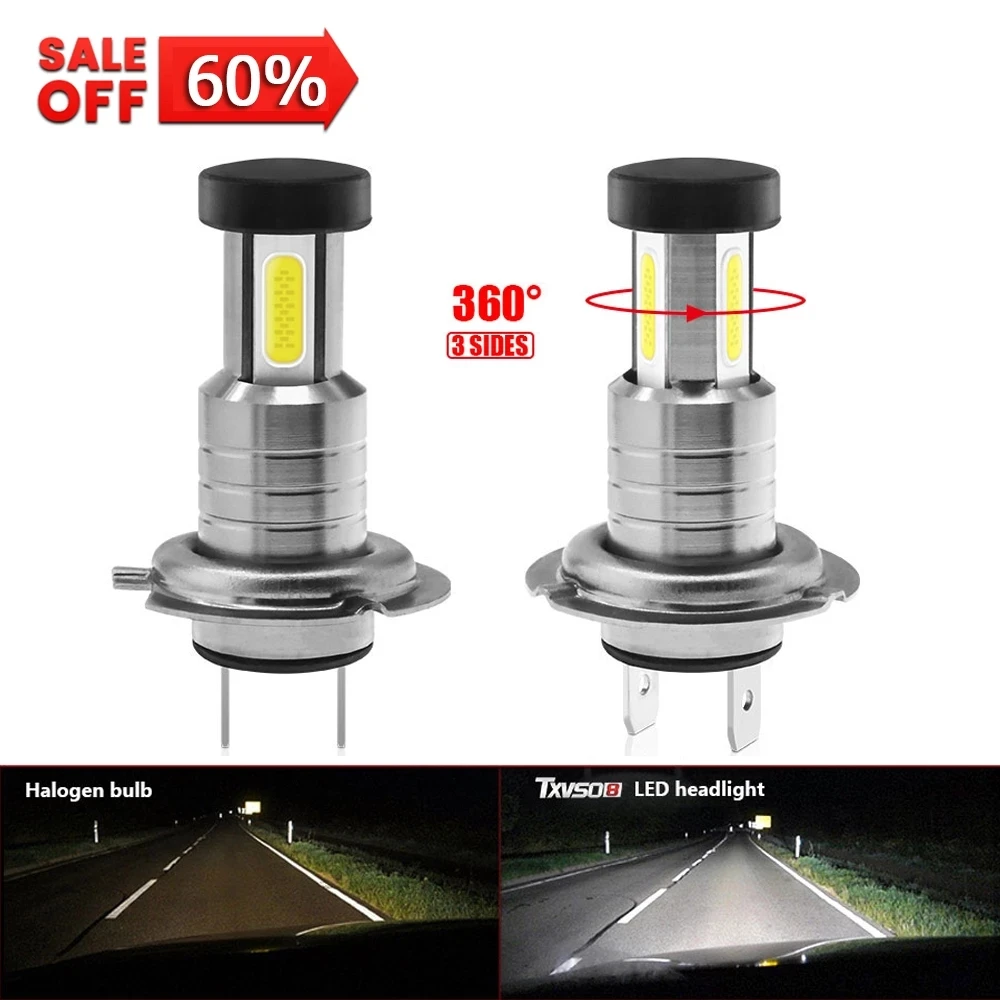 H7 Led Headlight 6000K White Lights Lamp Universal COB Mini Car Bulbs 110W/Set 26000LM Auto Fog Headlamps Bright Low High Beams
H7 Led Headlight 6000K White Lights Lamp Universal COB Mini Car Bulbs 110W/Set 26000LM Auto Fog Headlamps Bright Low High Beams