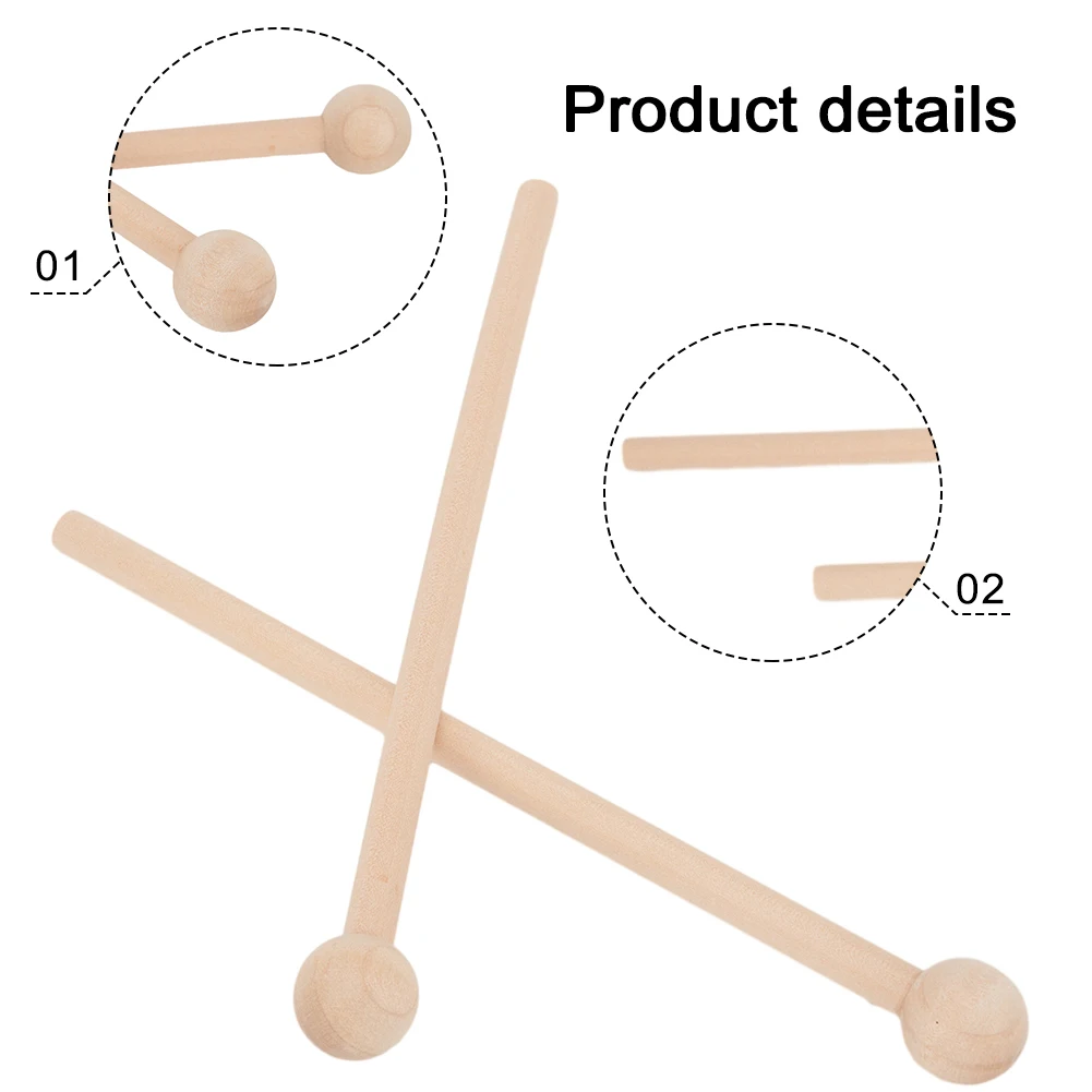 Brand New High Quality Musical Instruments Drumsticks 19cm 2pcs Resonator Bells Wood Color For Beginners Kids Gift
Brand New High Quality Musical Instruments Drumsticks 19cm 2pcs Resonator Bells Wood Color For Beginners Kids Gift