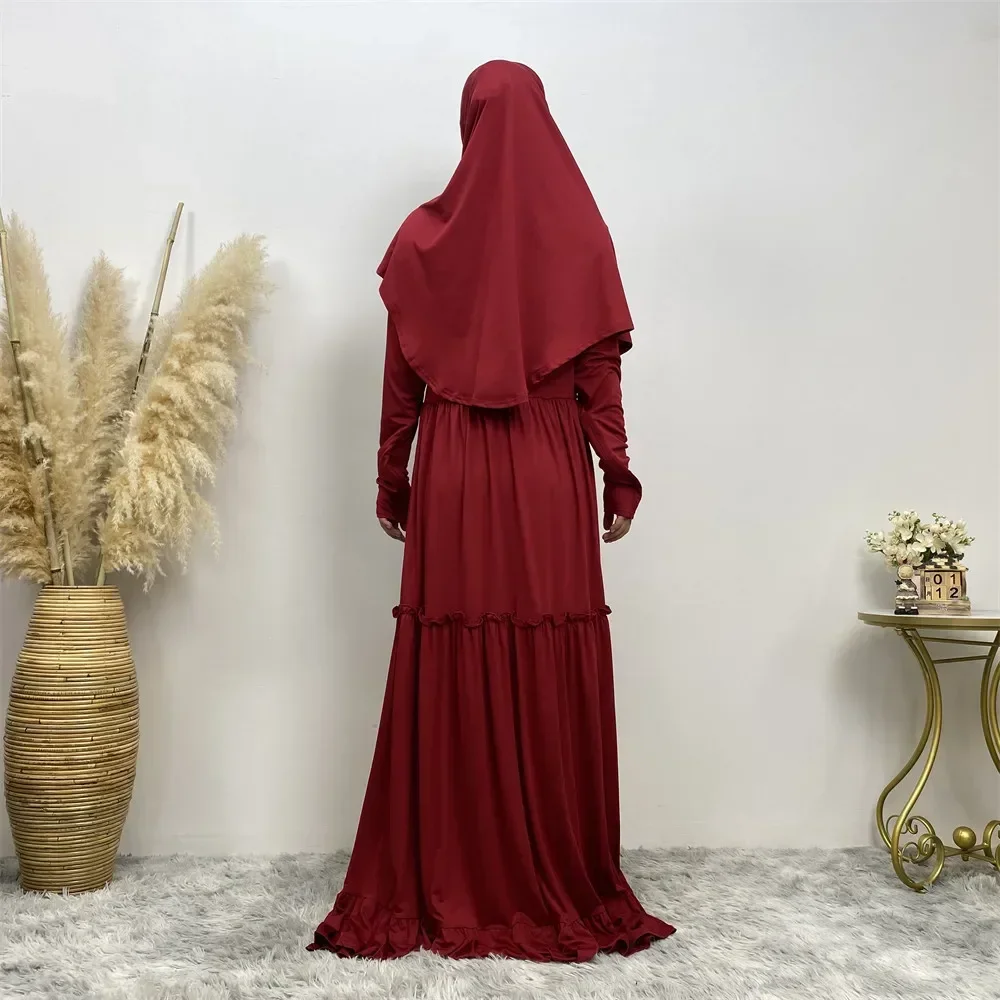 2 Pieces Prayer Outfit Islamic Muslim Women Hijab Burqa Dress Full Body Long Khimar Abaya Dress Eid Vestidos Arab Robes
2 Pieces Prayer Outfit Islamic Muslim Women Hijab Burqa Dress Full Body Long Khimar Abaya Dress Eid Vestidos Arab Robes