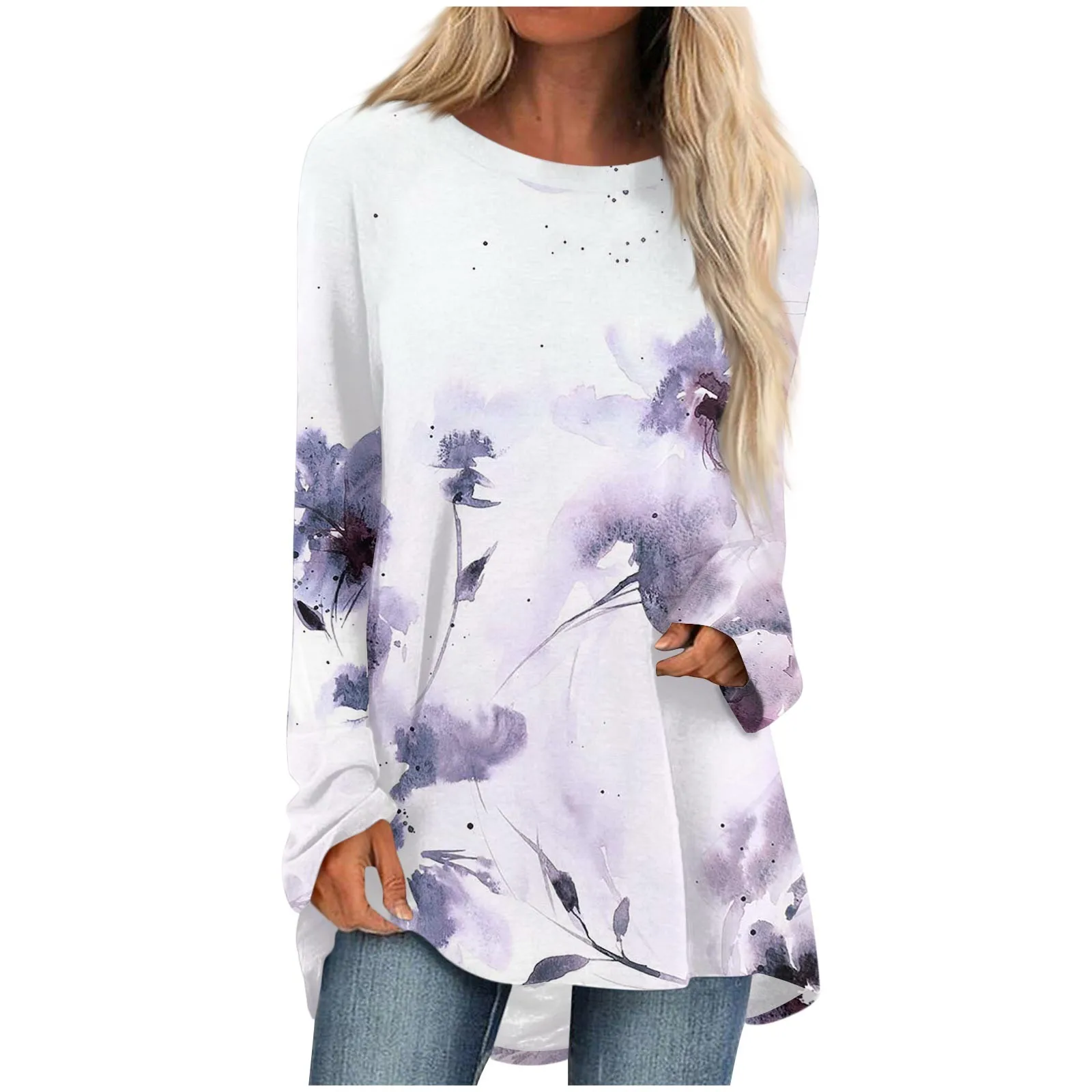 2023 New Spring and Autumn Fashion Mid Length Round Neck Solid Letter Printing Versatile Casual Simple Commuter Long Sleeve Top
2023 New Spring and Autumn Fashion Mid Length Round Neck Solid Letter Printing Versatile Casual Simple Commuter Long Sleeve Top