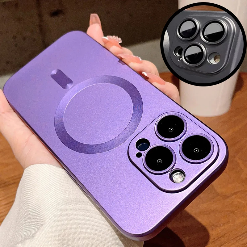 Lens Protector Case For Magsafe Wireless Charge Case For iPhone 15 14 13 12 11 Pro Max 14 Plus Soft Magnetic Matte Bumper Cover
Lens Protector Case For Magsafe Wireless Charge Case For iPhone 15 14 13 12 11 Pro Max 14 Plus Soft Magnetic Matte Bumper Cover
