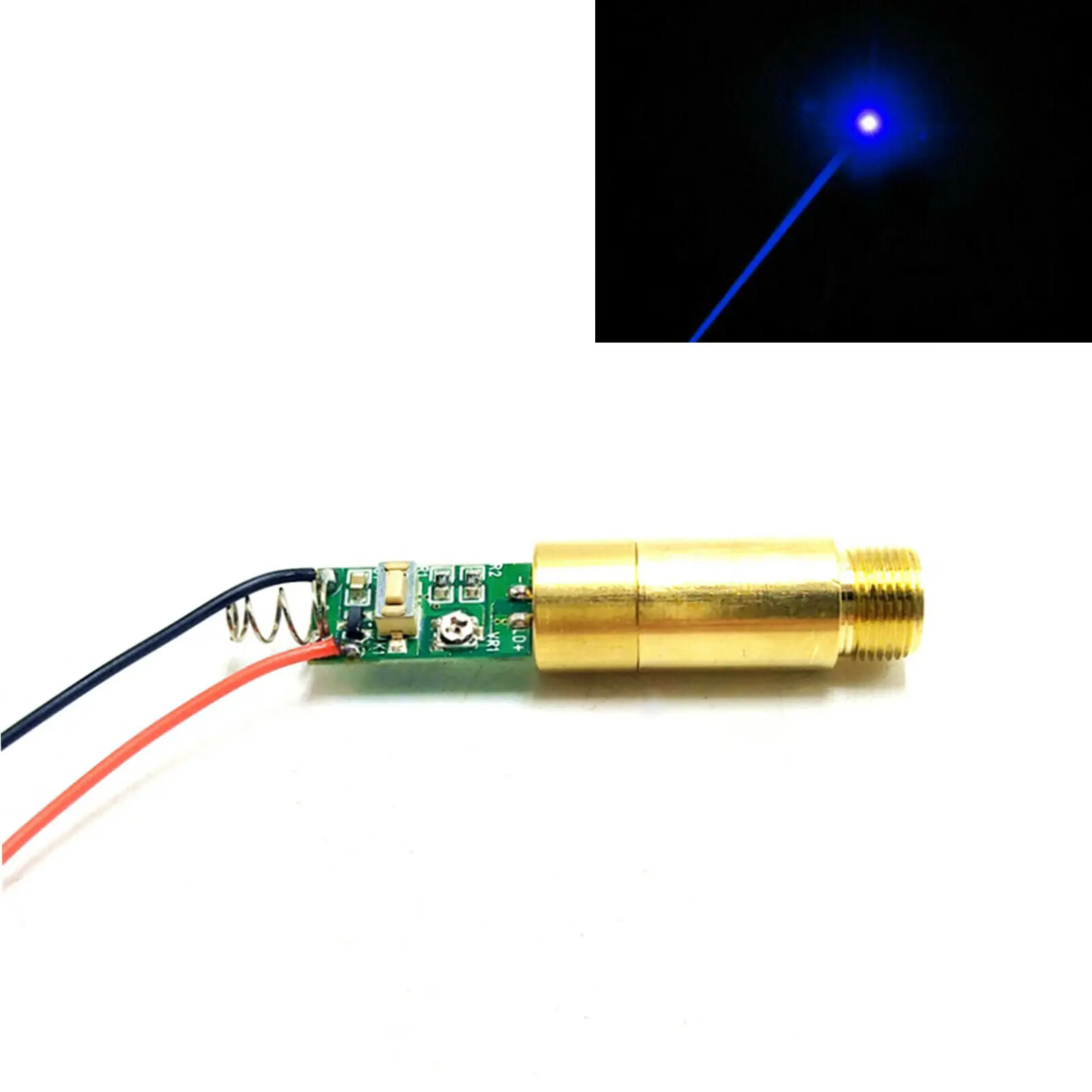 Industrial APC 450nm 100mw Blue Laser Dot Module Dia12mm Brass Housing 3.7V-4.2V
Industrial APC 450nm 100mw Blue Laser Dot Module Dia12mm Brass Housing 3.7V-4.2V