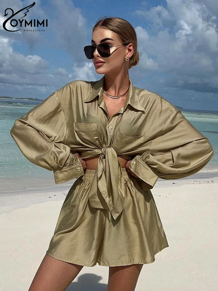 Oymimi Casual Loose Brown Two Piece Set Women Outfit 2023 Elegant Long Sleeve Shirt With High Waist Shorts Set Streetwear New In
Oymimi Casual Loose Brown Two Piece Set Women Outfit 2023 Elegant Long Sleeve Shirt With High Waist Shorts Set Streetwear New In