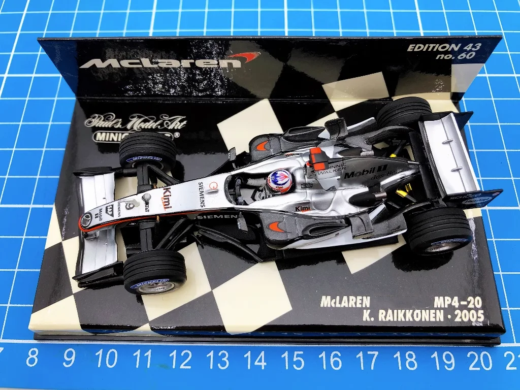 Minichamps 1:43 F1 MP4-20 2005 Kimi Raikkonen Simulation Limited Edition Resin Metal Static Car Model Toy Gift
Minichamps 1:43 F1 MP4-20 2005 Kimi Raikkonen Simulation Limited Edition Resin Metal Static Car Model Toy Gift