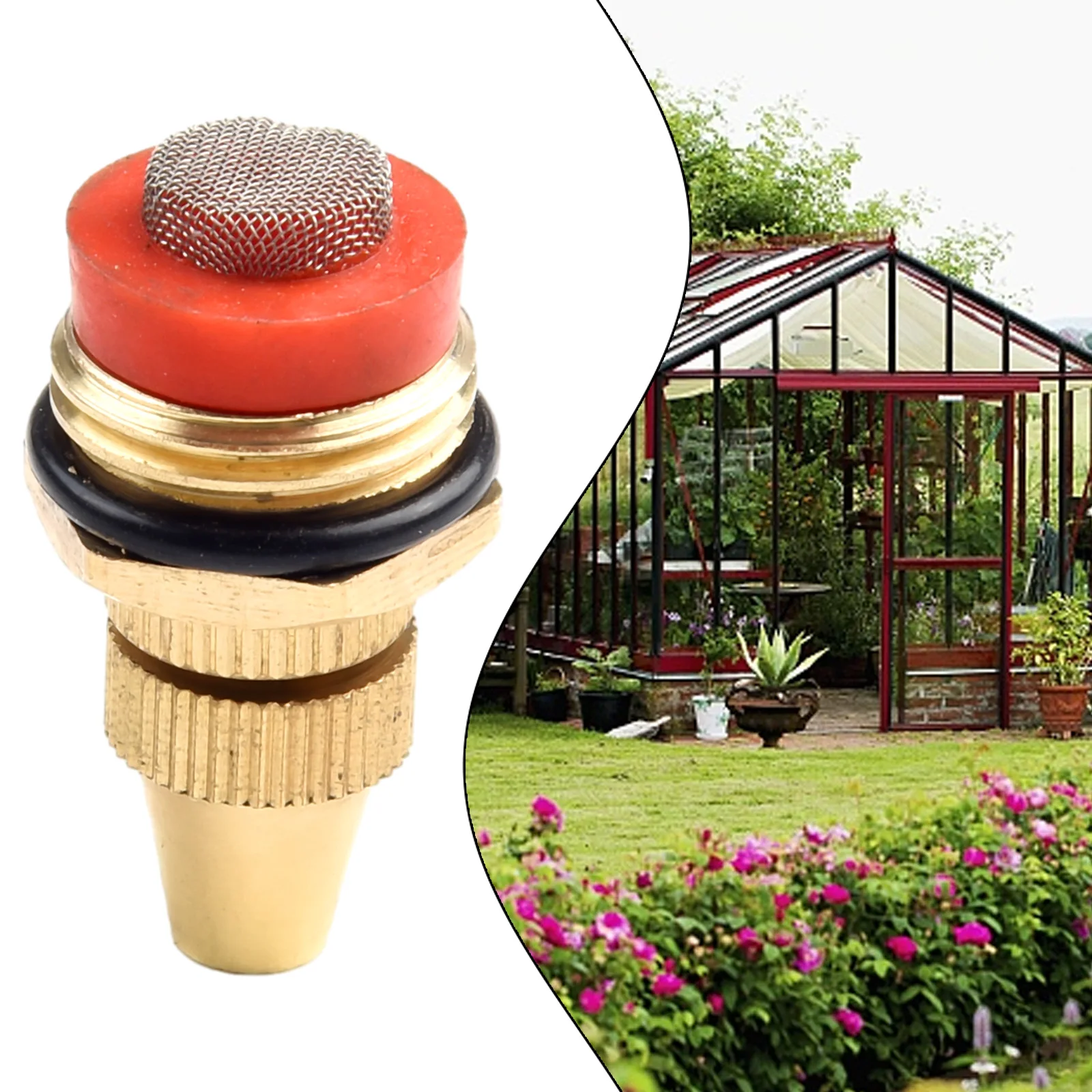 1/2 Inch Misting Nozzle Brass Adjustable Sprinkler Garden Misting Water Nozzles Hose Connector Garden Irrigation Accessories
1/2 Inch Misting Nozzle Brass Adjustable Sprinkler Garden Misting Water Nozzles Hose Connector Garden Irrigation Accessories