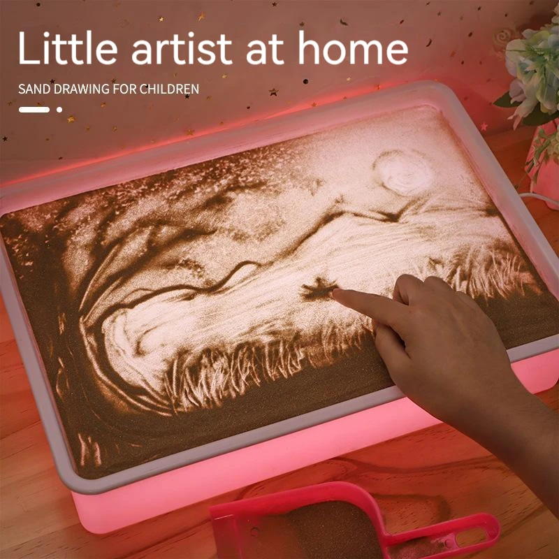 Sand painting children diy handmade sand painting table beginner color sand educational toys Tiktok same graffiti painting
Sand painting children diy handmade sand painting table beginner color sand educational toys Tiktok same graffiti painting