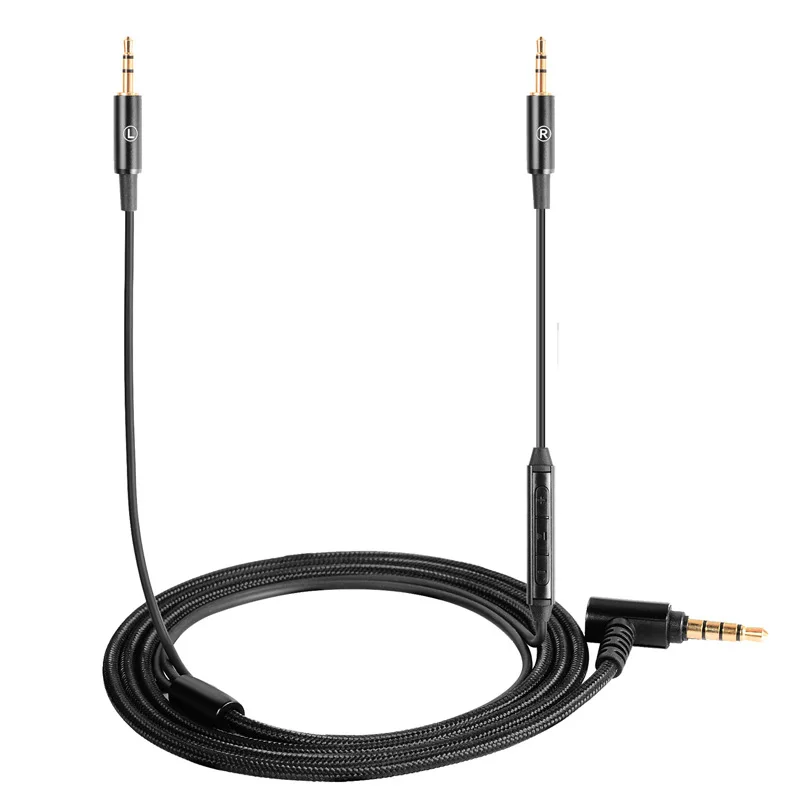 Flexural Replacement 1.4m Audio Cable With Mic For Sol Republic Master Tracks HD V8 V10 V12 X3 Headphone Audio Cable Flexural Replacement 1.4m Audio Cable With Mic For Sol Republic Master Tracks HD V8 V10 V12 X3 Headphone Audio Cable