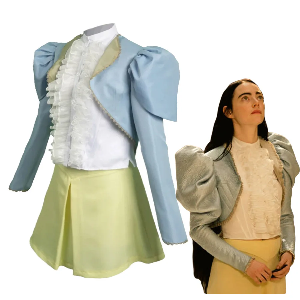 Movie Poor Cos Thing Bella Baxter Cosplay Costume Outfit Yellow Skirt Blue Coat For Adult Girls Roleplay Halloween Carnival Suit
Movie Poor Cos Thing Bella Baxter Cosplay Costume Outfit Yellow Skirt Blue Coat For Adult Girls Roleplay Halloween Carnival Suit