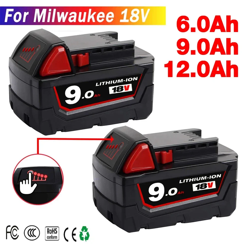 Оригинальный аккумулятор 18 в 1815 Ач/1850 Ач для Milwaukee M18 48-11-2604 48-11-2604 2708-22 2607-20-22-22-22, аккумулятор для электроинструментов
Оригинальный аккумулятор 18 в 1815 Ач/1850 Ач для Milwaukee M18 48-11-2604 48-11-2604 2708-22 2607-20-22-22-22, аккумулятор для электроинструментов