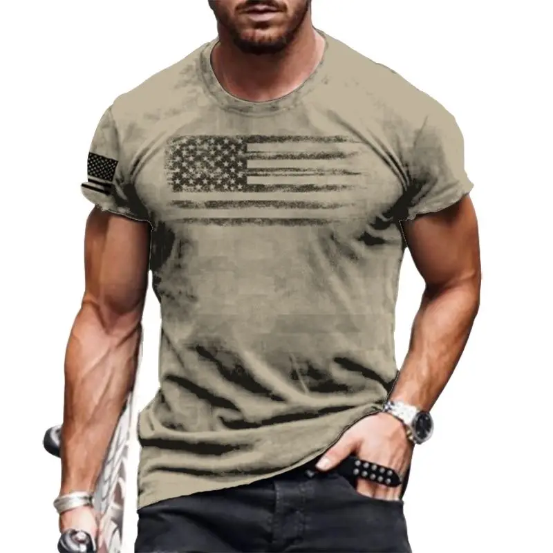 2022 Retro Flag Print Summer T-shirt For Men Fashion Short Sleeve Loose Sports Tshirt Breathable Top 6xl
2022 Retro Flag Print Summer T-shirt For Men Fashion Short Sleeve Loose Sports Tshirt Breathable Top 6xl
