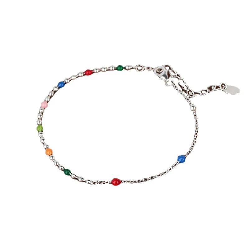 TKJ 925 Sterling Silver Beads Simple Bracelet Simple Style Stackable Women's Fashion Jewelry
TKJ 925 Sterling Silver Beads Simple Bracelet Simple Style Stackable Women's Fashion Jewelry