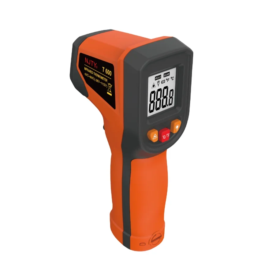 NJTY T-600 type Non-contact digital intelligent thermometer laser industrial laser thermometer
NJTY T-600 type Non-contact digital intelligent thermometer laser industrial laser thermometer