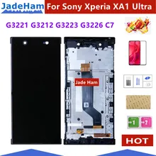 Ensemble écran tactile LCD avec châssis, pour Sony Xperia XA1 Ultra G3221 G3212 G3223 G3226 C7=