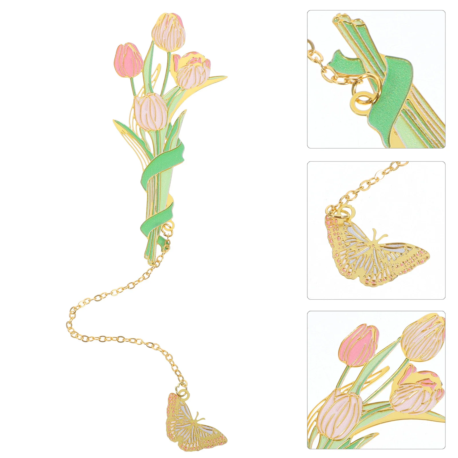 Bookmark Delicate Decoration Page Marker Portable Flower Cute Bookmarks for Women Natural Metal Pendant
Bookmark Delicate Decoration Page Marker Portable Flower Cute Bookmarks for Women Natural Metal Pendant
