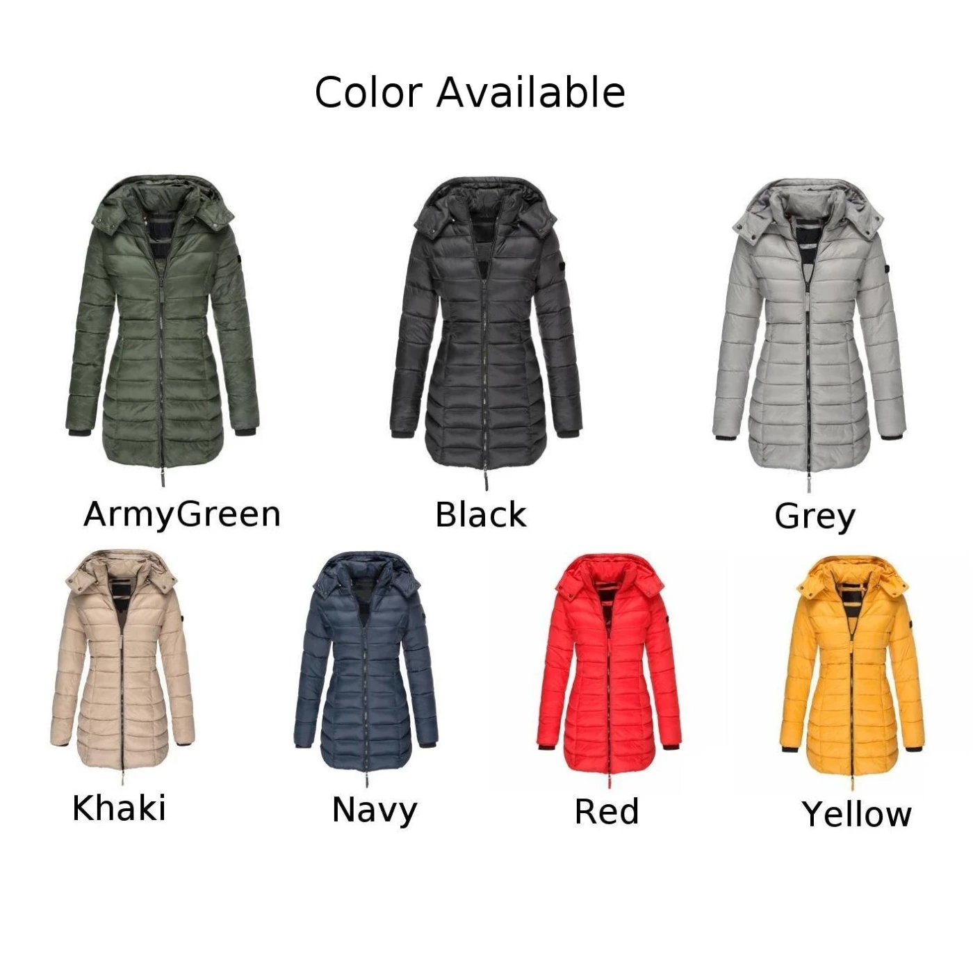 Women Slim Fit Coat Winter Long Parka Fashion Female Hooded Long Sleeve Non Strech Regular Solid Color Brand New Daily
Women Slim Fit Coat Winter Long Parka Fashion Female Hooded Long Sleeve Non Strech Regular Solid Color Brand New Daily