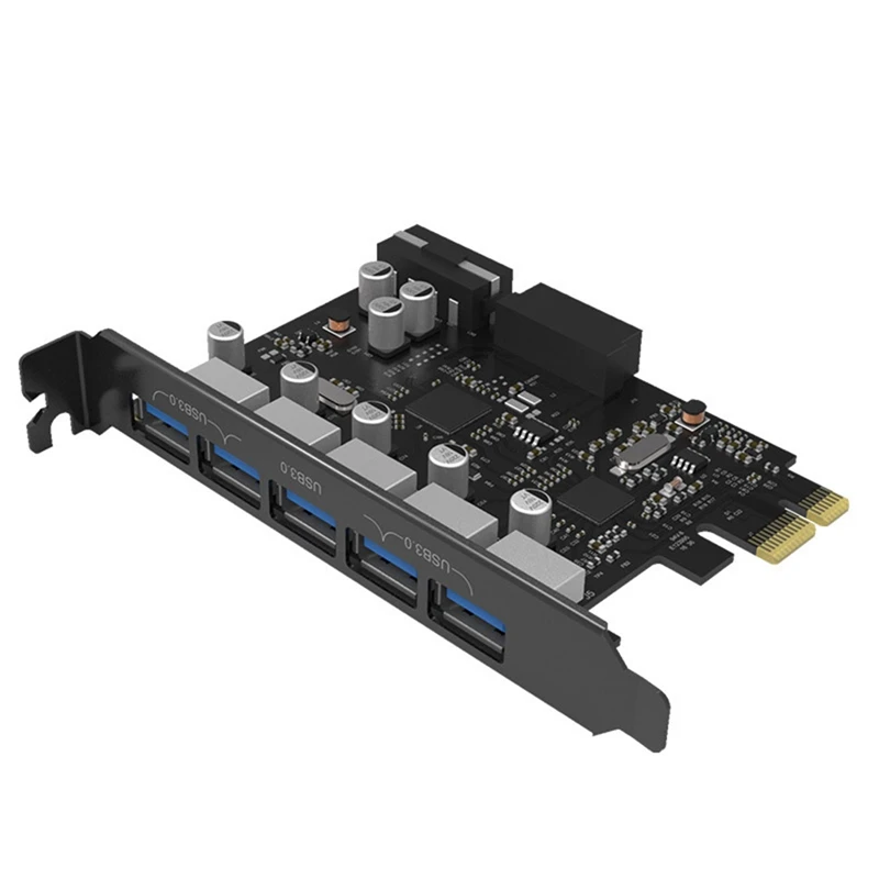 Плата расширения ORICO USB3.0 PCI Express с 5 портами, высокоскоростная Плата расширения для настольного ПК, PCI-E
Плата расширения ORICO USB3.0 PCI Express с 5 портами, высокоскоростная Плата расширения для настольного ПК, PCI-E