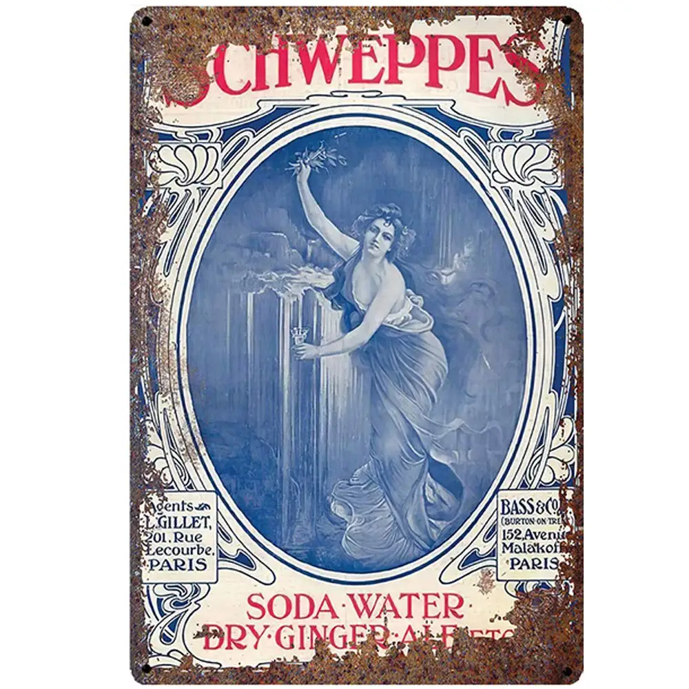 Retro Design Soda Water Tin Metal Signs Wall Art | Thick Tinplate Print Poster Wall Decoration for Kitchen
Retro Design Soda Water Tin Metal Signs Wall Art | Thick Tinplate Print Poster Wall Decoration for Kitchen